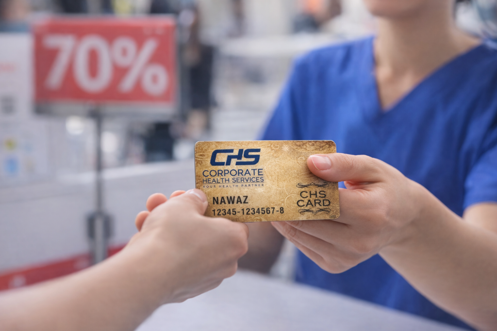 CHS Health Card -  Upto 70% discounts